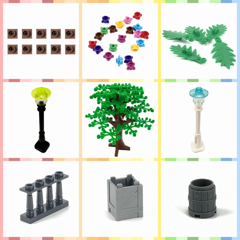 Legoings Friends Moc Bricks Accessories Street light Tree Stump Leaves Flower Creator Building Blocks Parts DIY Toy for Children
Legoings Friends Moc Bricks Accessories Street light Tree Stump Leaves Flower Creator Building Blocks Parts DIY Toy for Children