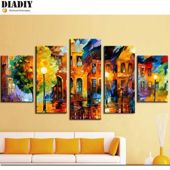 DIADIY 5pcs 5d diy diamond embroidery landscape painting diamond painting Cross Stitch full round drill Rhinestone mosaic decor
DIADIY 5pcs 5d diy diamond embroidery landscape painting diamond painting Cross Stitch full round drill Rhinestone mosaic decor