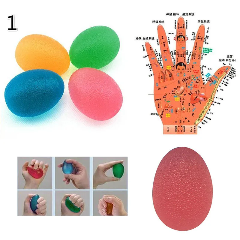 Silicone Gel Egg Fitness Hand Expander Gripper Strengthener Forearm Wrist Finger Exerciser Trainer Stress Relief Power Ball
Silicone Gel Egg Fitness Hand Expander Gripper Strengthener Forearm Wrist Finger Exerciser Trainer Stress Relief Power Ball
