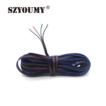 SZYOUMY 100Meters/lot 20M/pc 4 Pin 4 Channels 5050 3528 RGB LED Strip wire Extension Extend Cable Wire Cord Connector For RGB
SZYOUMY 100Meters/lot 20M/pc 4 Pin 4 Channels 5050 3528 RGB LED Strip wire Extension Extend Cable Wire Cord Connector For RGB