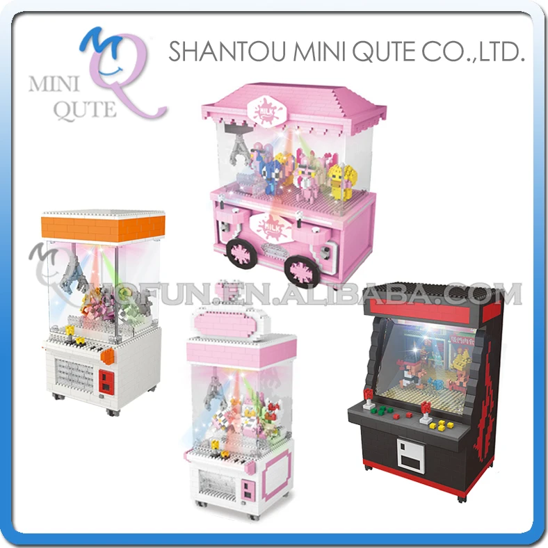 Mini Qute ZRK Crane Game Playground cute Street Fighter game machine models kid plastic building block boys educational gift toy
Mini Qute ZRK Crane Game Playground cute Street Fighter game machine models kid plastic building block boys educational gift toy