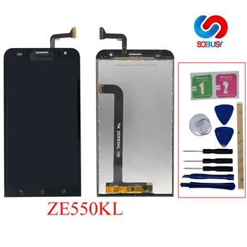 Phone LCDs For ASUS ZenFone 2 Laser ZE550KL Z00LD LCD Display Touch Screen Digitizer Glass Sensor+Frame Assembly 3M Tape+Tools
Phone LCDs For ASUS ZenFone 2 Laser ZE550KL Z00LD LCD Display Touch Screen Digitizer Glass Sensor+Frame Assembly 3M Tape+Tools
