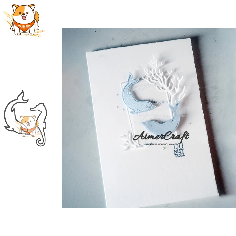 Dolphin Hippocampus Metal Cutting Dies Scrapbooking Stencil For DIY Paper Card Decorative Embossing Die Cut Craft Dies New 2019
Dolphin Hippocampus Metal Cutting Dies Scrapbooking Stencil For DIY Paper Card Decorative Embossing Die Cut Craft Dies New 2019