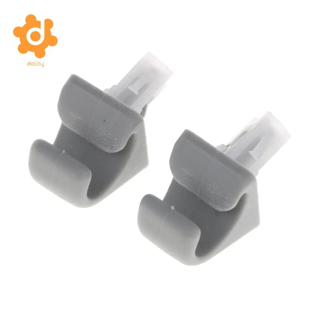 dolity 2pcs Inner Sun Visor Hook Clips for VW Volkswagen Passat Golf GTI MK4 R32