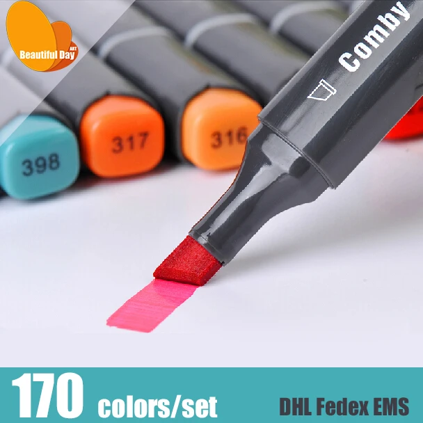 Fast Delivery!!Manufacture selling!! Comby Brand New Alcohol based permanent art marker pen170pcs/lot with free cases
Fast Delivery!!Manufacture selling!! Comby Brand New Alcohol based permanent art marker pen170pcs/lot with free cases