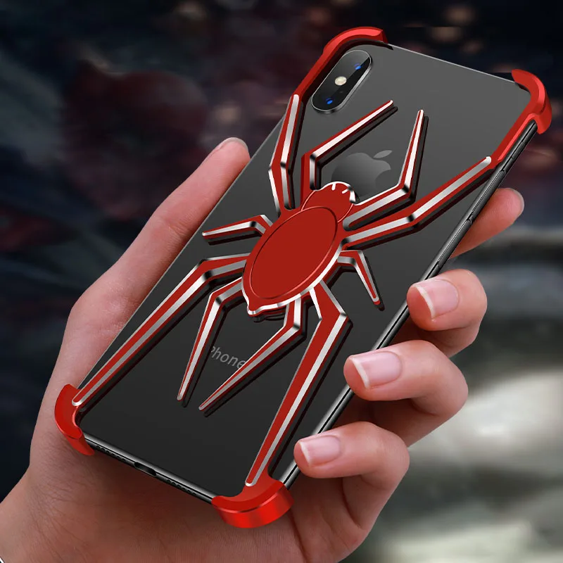 Spiderman Metal Border Case For iPhone XS MAX XR X Marvel Shockproof Protective Cases Cover For iPhone 7 8 6 S 6S Plus Coque
Spiderman Metal Border Case For iPhone XS MAX XR X Marvel Shockproof Protective Cases Cover For iPhone 7 8 6 S 6S Plus Coque