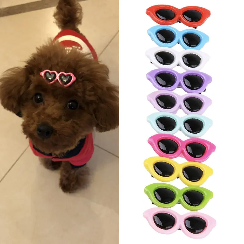 Pet Accessories 10PCS Mix Colors Cute Heart Sunglasses Shape Cat Dog Hair Clips Puppy Chihuahua Hair Bows Grooming Accessories
Pet Accessories 10PCS Mix Colors Cute Heart Sunglasses Shape Cat Dog Hair Clips Puppy Chihuahua Hair Bows Grooming Accessories