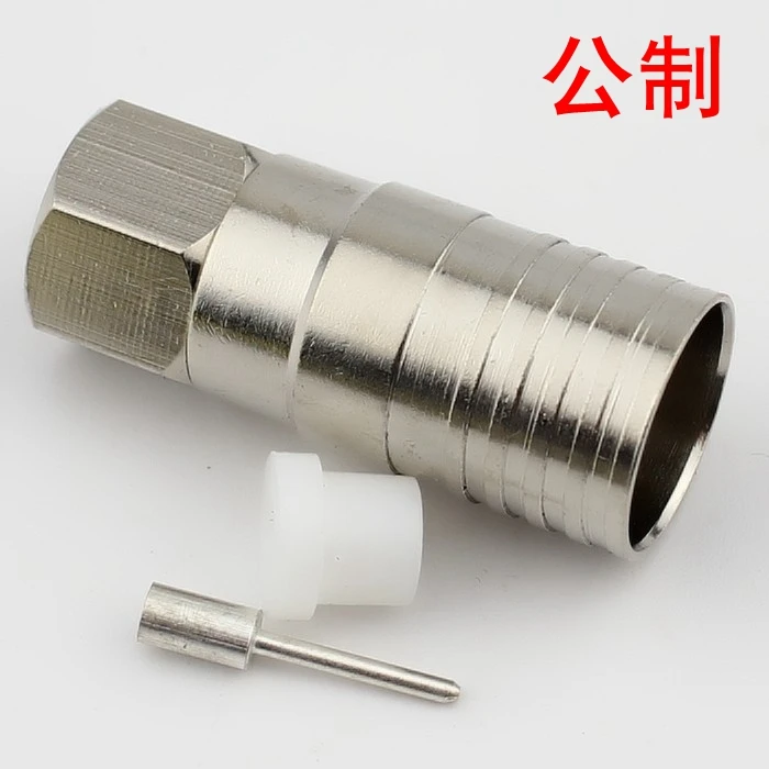 50pcs/lot Cable TV joint metric F plug SYWV75-9 full copper two shield cold pressed plug amplifier main line connector
50pcs/lot Cable TV joint metric F plug SYWV75-9 full copper two shield cold pressed plug amplifier main line connector