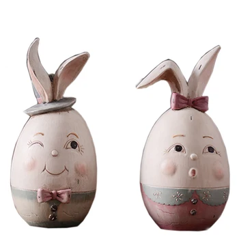 2 pieces for a lot Resin Rabbits for Living Room Decoration Art Craft Gift Rabbit 
2 pieces for a lot Resin Rabbits for Living Room Decoration Art Craft Gift Rabbit