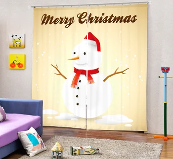 Christmas Snowman 3D Painting Blackout Curtains Office Bedding Room Living Room Sunshade Window Curtain Bedding Custom-made Size
Christmas Snowman 3D Painting Blackout Curtains Office Bedding Room Living Room Sunshade Window Curtain Bedding Custom-made Size