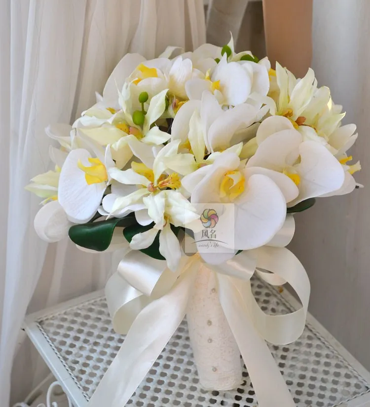 Artificial flower glue silk flower phalaenopsis bride holding flowers wedding flower
Artificial flower glue silk flower phalaenopsis bride holding flowers wedding flower