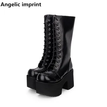 Angelic imprint new mori girl lady lolita punk Boots woman high heels wedges pumps Women princess dress party shoes 33-47 10cm
Angelic imprint new mori girl lady lolita punk Boots woman high heels wedges pumps Women princess dress party shoes 33-47 10cm
