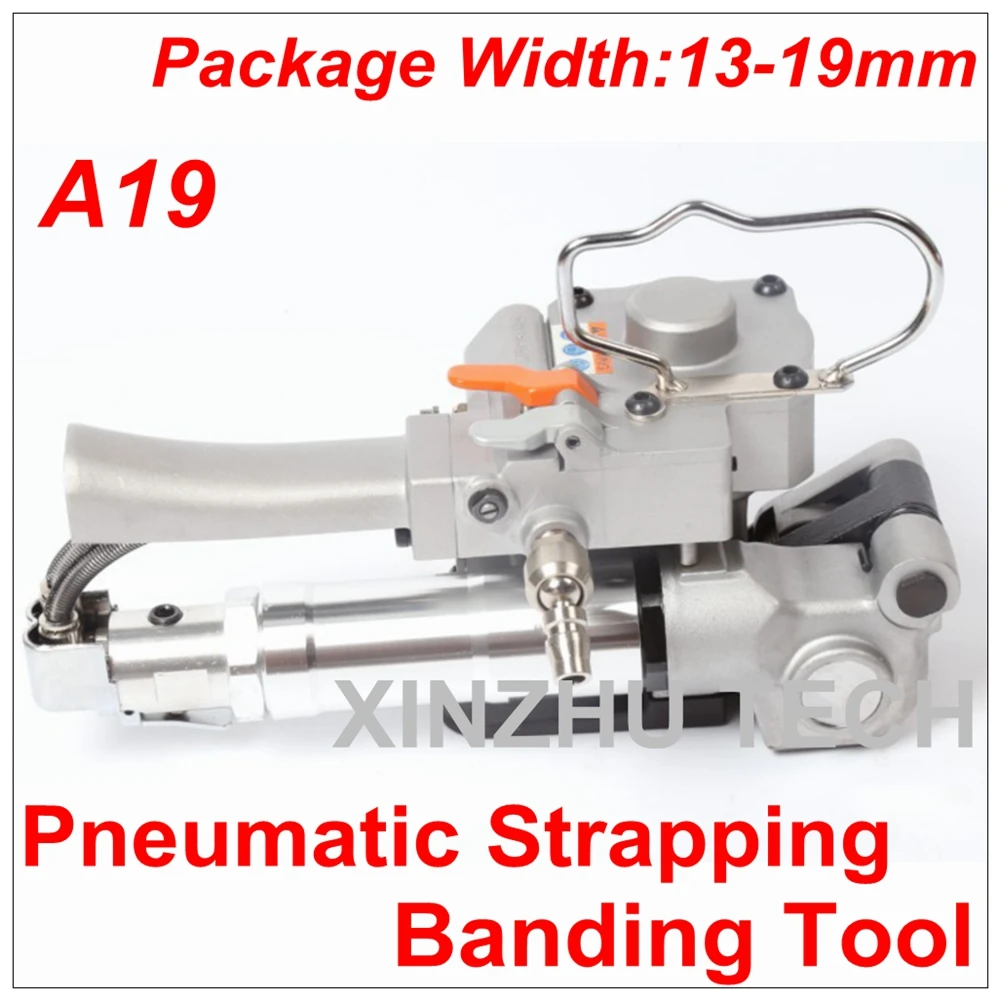 New Arrival Pneumatic Strapping Banding Tool PET/PP A19 Width 13-19mm Carton Firction Packing Machine Hand-held Binding Machine
New Arrival Pneumatic Strapping Banding Tool PET/PP A19 Width 13-19mm Carton Firction Packing Machine Hand-held Binding Machine