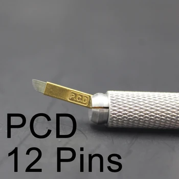 100PCS PCD 12 Pins Permanent Makeup Eyebrow Tatoo Blade Microblading Needles For 3D Embroidery Manual Tattoo Pen Machine
100PCS PCD 12 Pins Permanent Makeup Eyebrow Tatoo Blade Microblading Needles For 3D Embroidery Manual Tattoo Pen Machine