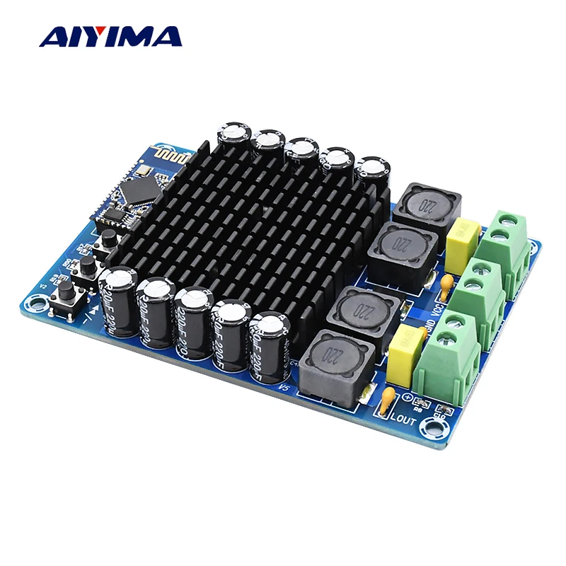 Aiyima TDA7498 Bluetooth Audio Amplifier Board CSR8635 4.0 High Power Dual Channel Digital Amplifier Board 100W+100W DC12-24V
Aiyima TDA7498 Bluetooth Audio Amplifier Board CSR8635 4.0 High Power Dual Channel Digital Amplifier Board 100W+100W DC12-24V