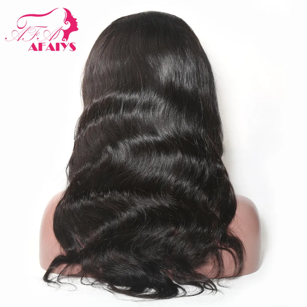 AFAIYS 360 Lace Frontal Wigs Body Wave Peruvian Remy Hair 360 Lace Wigs Natural Color Per-plucked with Baby Hair
AFAIYS 360 Lace Frontal Wigs Body Wave Peruvian Remy Hair 360 Lace Wigs Natural Color Per-plucked with Baby Hair
