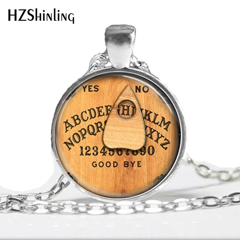 Hot glass dome jewelry Ouija Board Necklace Glass Bezel Art pendant necklace HZ1 | Украшения и аксессуары