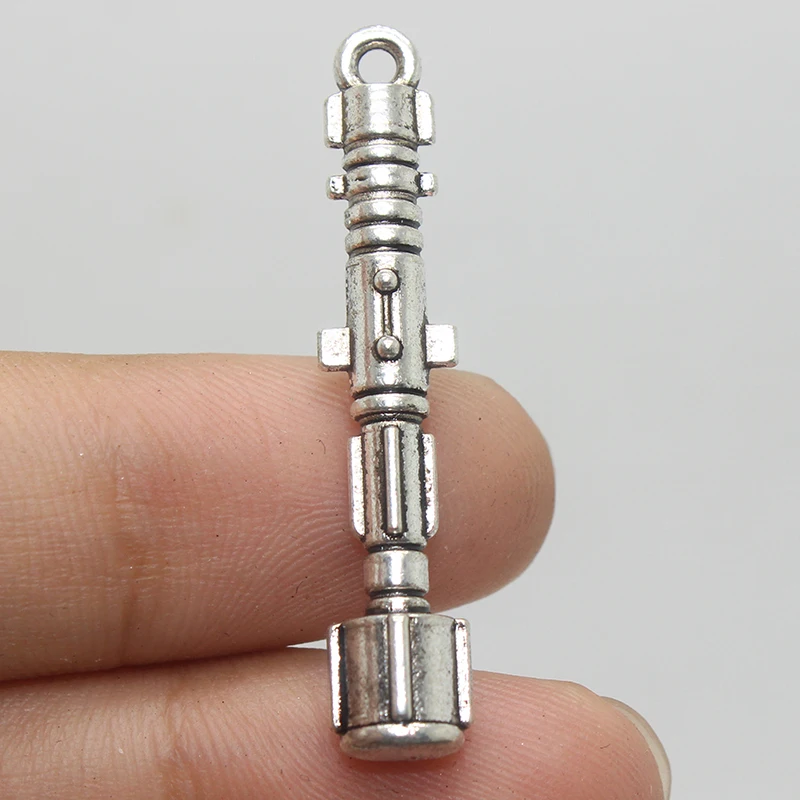12pcs/ 39*8mm antique silver Doctor Who Sonic Screwdriver Pendant Charms,for jewelry making
12pcs/ 39*8mm antique silver Doctor Who Sonic Screwdriver Pendant Charms,for jewelry making