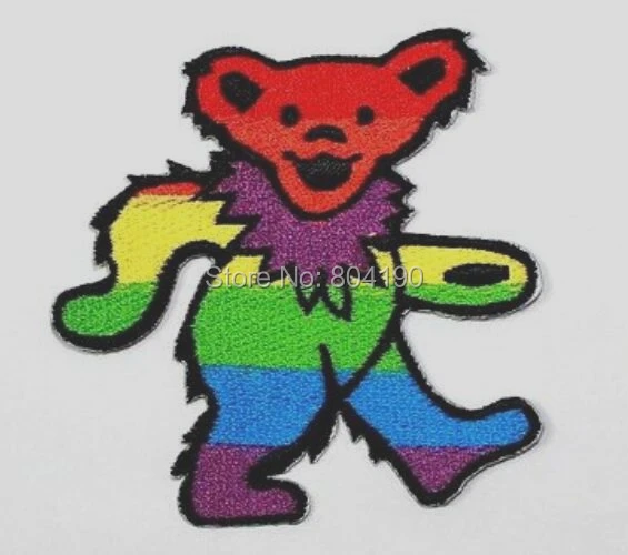 Grateful Dead Bear Rainbow gay lesbian Patch Folk Hat Jacket Music Band Embroidered Iron On Patch biker Emo Goth Punk Rockabilly
Grateful Dead Bear Rainbow gay lesbian Patch Folk Hat Jacket Music Band Embroidered Iron On Patch biker Emo Goth Punk Rockabilly