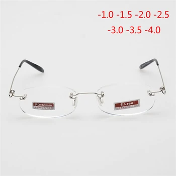 New Frameless Myopic Glasses Frame Eyeglasses Men Women Ultralight Rimless Frame Myopia Glasses 100 ~ 400 Degrees
New Frameless Myopic Glasses Frame Eyeglasses Men Women Ultralight Rimless Frame Myopia Glasses 100 ~ 400 Degrees