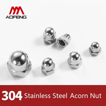304 Stainless Steel Acorn Nut M3 M4 M5 M6 M8 M10 M12 M14 M16 M18 M20 Cap Nuts for Mechinal Use
304 Stainless Steel Acorn Nut M3 M4 M5 M6 M8 M10 M12 M14 M16 M18 M20 Cap Nuts for Mechinal Use