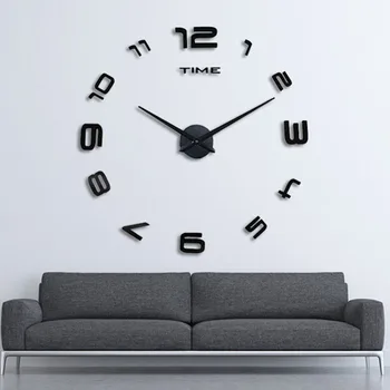 Free Shipping Fashion 3D Big Size Wall Clock Mirror Sticker DIY Acrylic Art Designs Clock Home
Free Shipping Fashion 3D Big Size Wall Clock Mirror Sticker DIY Acrylic Art Designs Clock Home