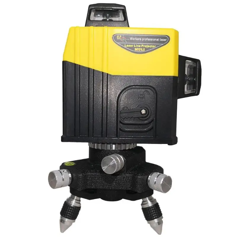 New 12 Lines 3D Infrared Red Beam 360 Cross Horizontal Vertical Self-leveling Device Laser Level Instruments Measuring Tool
New 12 Lines 3D Infrared Red Beam 360 Cross Horizontal Vertical Self-leveling Device Laser Level Instruments Measuring Tool
