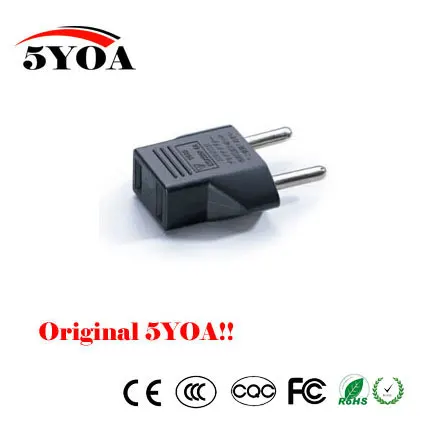 Universal US To EU Plug USA To Euro Europe Travel Wall AC Power Charger Outlet Adapter Converter 2 Round Socket Input Pin
Universal US To EU Plug USA To Euro Europe Travel Wall AC Power Charger Outlet Adapter Converter 2 Round Socket Input Pin