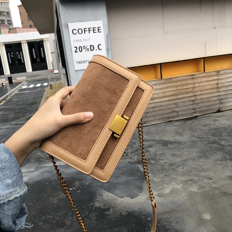 Chain Crossbody Bag For Women Vintage Brown Handbag 2019 Scrub Shoulder Bag Small Flap Retro Suede Messenger Bag 1n1104
Chain Crossbody Bag For Women Vintage Brown Handbag 2019 Scrub Shoulder Bag Small Flap Retro Suede Messenger Bag 1n1104