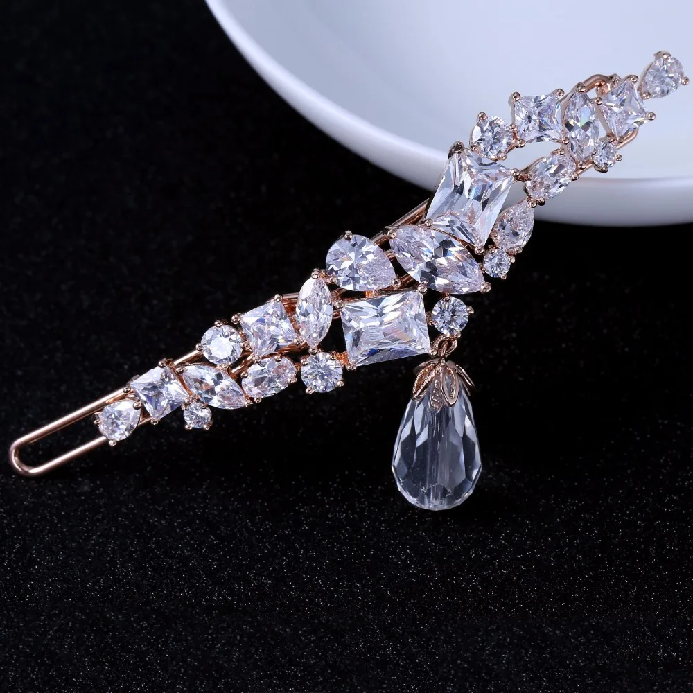 High-end atmospheric Korean hair accessories Luxury court retro style micro-inlaid zircon crystal hair clips for women
High-end atmospheric Korean hair accessories Luxury court retro style micro-inlaid zircon crystal hair clips for women
