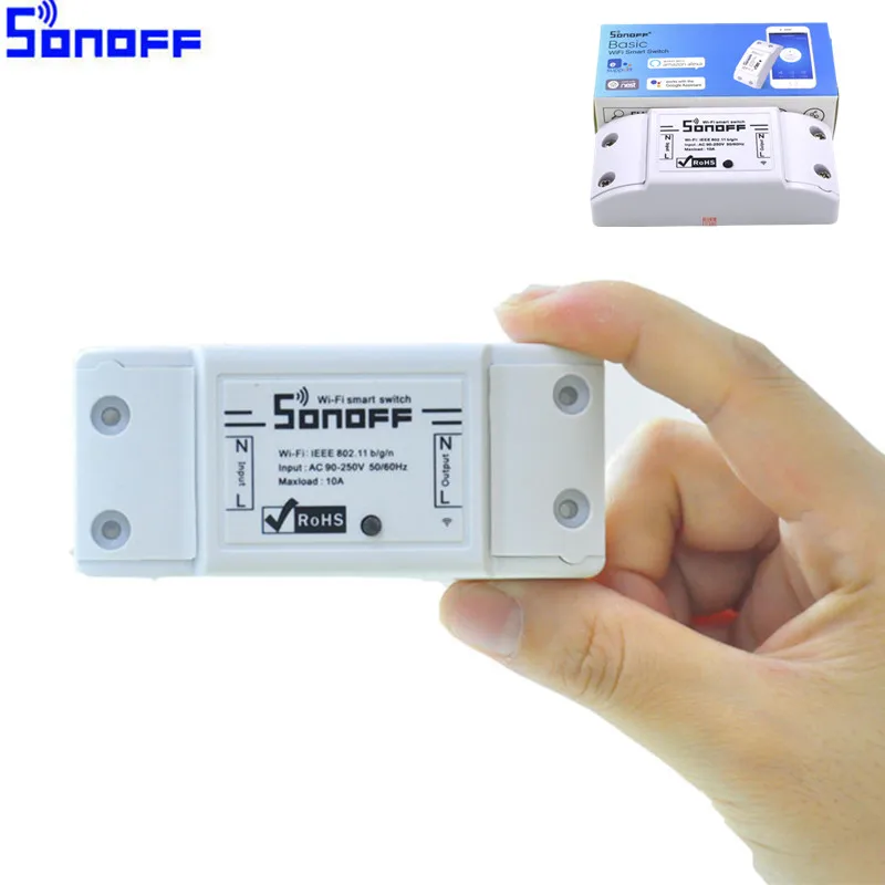 12pcs Wifi Switch Sonoff Basic Universal for IOS Android DIY Wireless Remote Domotica Light Smart Home Automation Relay Module
12pcs Wifi Switch Sonoff Basic Universal for IOS Android DIY Wireless Remote Domotica Light Smart Home Automation Relay Module