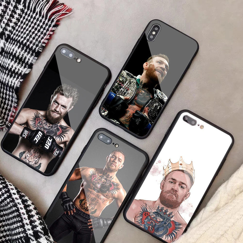 Conor McGregor Tempered Glass Phone Case For iPhone XR XS XS Max 8 7 6 6S Plus For iPhone 5 5C SE 5S X
Conor McGregor Tempered Glass Phone Case For iPhone XR XS XS Max 8 7 6 6S Plus For iPhone 5 5C SE 5S X
