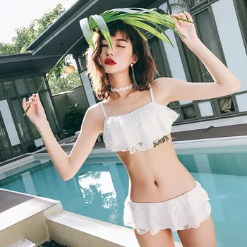 2018 China High Quality Style Beachwear And High Floral Skirt Three-pieces Halter Bandage Pastoral Swimsuit baju renang
2018 China High Quality Style Beachwear And High Floral Skirt Three-pieces Halter Bandage Pastoral Swimsuit baju renang