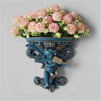 European Style Creative Angel Cupid flower Pot Living Room Stereoscopic Wall Accessories Resin Craftwork Ornaments X2046
European Style Creative Angel Cupid flower Pot Living Room Stereoscopic Wall Accessories Resin Craftwork Ornaments X2046