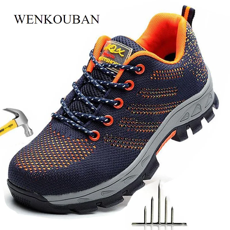 Safety Shoes Boots Men Work Shoes Breathable Army Boots Men Outdoor Anti-slip Steel Puncture Proof Construction Boots Work Shoe
Safety Shoes Boots Men Work Shoes Breathable Army Boots Men Outdoor Anti-slip Steel Puncture Proof Construction Boots Work Shoe