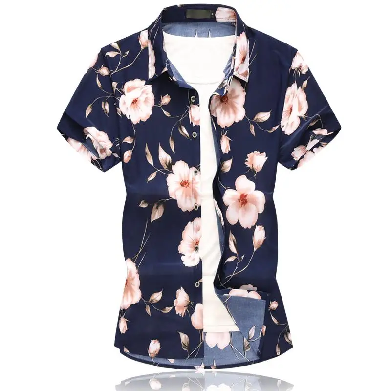 Plus size 6XL 7XL New model Shirts Male Flowers Korean Style Blouse Men's clothing Social Shirt for Men Hawaiian Summer
Plus size 6XL 7XL New model Shirts Male Flowers Korean Style Blouse Men's clothing Social Shirt for Men Hawaiian Summer