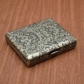 Ancient Silver Roll Pattern Brass Cigarette Box With Relief Xiangyun Taiji Pattern Cigarette Box
Ancient Silver Roll Pattern Brass Cigarette Box With Relief Xiangyun Taiji Pattern Cigarette Box