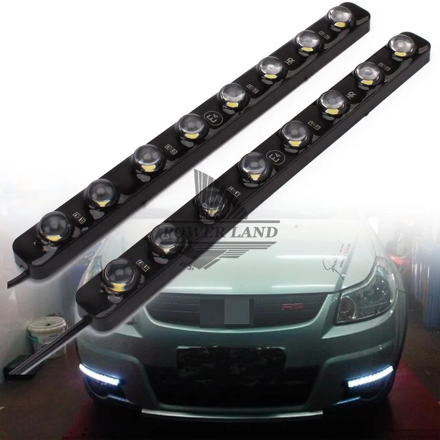 1pair LED High Power Car 8LEDS White Daytime Running Light DRL Fog Warning Decorative Lamp High Power Waterproof Universal Fit
1pair LED High Power Car 8LEDS White Daytime Running Light DRL Fog Warning Decorative Lamp High Power Waterproof Universal Fit