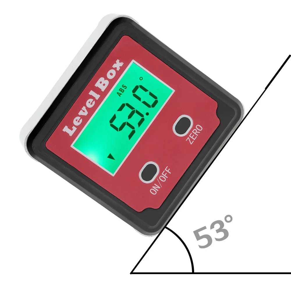 LCD Digital Inclinometer Spirit Level Box Square Protractor Electronic Goniometer Inclinometro Magnetic Bevel Box Angle Meter
LCD Digital Inclinometer Spirit Level Box Square Protractor Electronic Goniometer Inclinometro Magnetic Bevel Box Angle Meter
