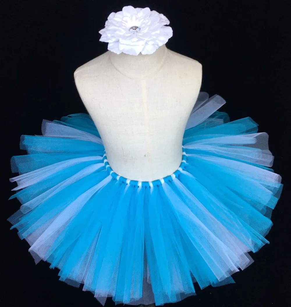Girls Blue White Tutu Skirts Kids Ballet Dance Tutu Tulle Pettiskirts with White Flower Headband Children Party Costume Skirts
Girls Blue White Tutu Skirts Kids Ballet Dance Tutu Tulle Pettiskirts with White Flower Headband Children Party Costume Skirts