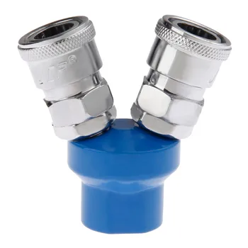 2 Way Pneumatic Air Quick Connecting Coupler Female Thread 1/4" NPT Self-lock Pneumatic Pipe Fittings for Air Hose
2 Way Pneumatic Air Quick Connecting Coupler Female Thread 1/4" NPT Self-lock Pneumatic Pipe Fittings for Air Hose