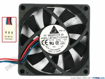 Delta Electronics AFB0712HHB F00 DC 12V 0.45A 70x70x15mm Server Cooling Fan