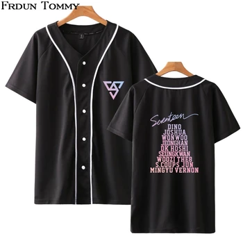 SEVENTEEN Cool Print Baseball Tee Short Sleeve Summer Popular Fashion Clothes Kpop Shirt Short Sleeve
SEVENTEEN Cool Print Baseball Tee Short Sleeve Summer Popular Fashion Clothes Kpop Shirt Short Sleeve