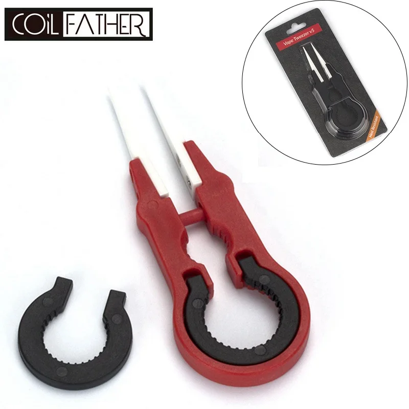 Coil Father Function Ceramic Tweezer Multi DIY Vape Tool Seramik Vape Accessory Electronic Cigarette With Replacement Part
Coil Father Function Ceramic Tweezer Multi DIY Vape Tool Seramik Vape Accessory Electronic Cigarette With Replacement Part