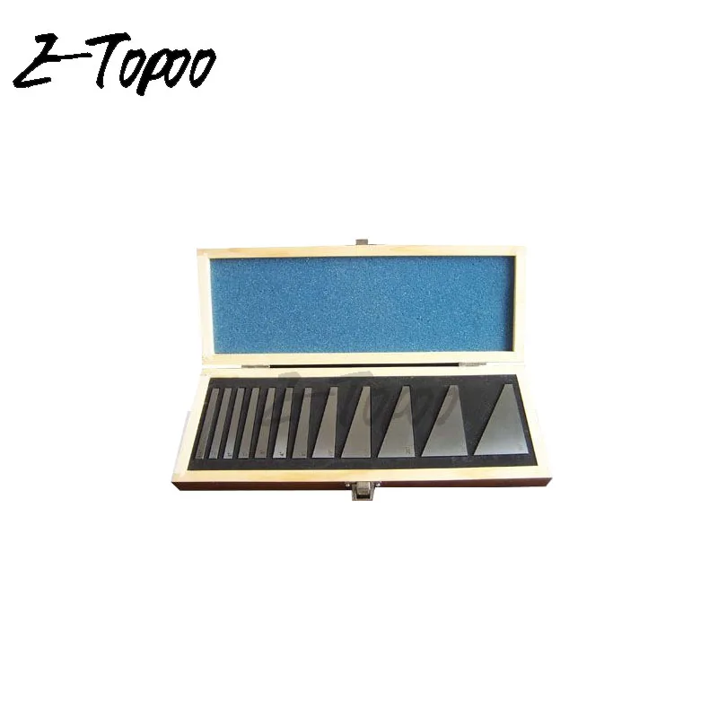 ZT02-09 12pcs Precision Angle Blocks Set 1/4 30 Degree with Storage Case For Lathes
ZT02-09 12pcs Precision Angle Blocks Set 1/4 30 Degree with Storage Case For Lathes