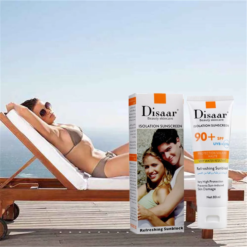 80ml DISAAR Isolation Sunscreen Skin Care Whitening Cream Concealer Cosmetics CC cream Long Lasting Brighten Natural Makeup
80ml DISAAR Isolation Sunscreen Skin Care Whitening Cream Concealer Cosmetics CC cream Long Lasting Brighten Natural Makeup