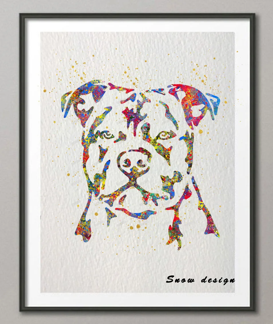 Original watercolor STAFFORDSHIRE BULL TERRIER canvas painting dog wall art poster print pictures Home Decoration Birthday gifts
Original watercolor STAFFORDSHIRE BULL TERRIER canvas painting dog wall art poster print pictures Home Decoration Birthday gifts