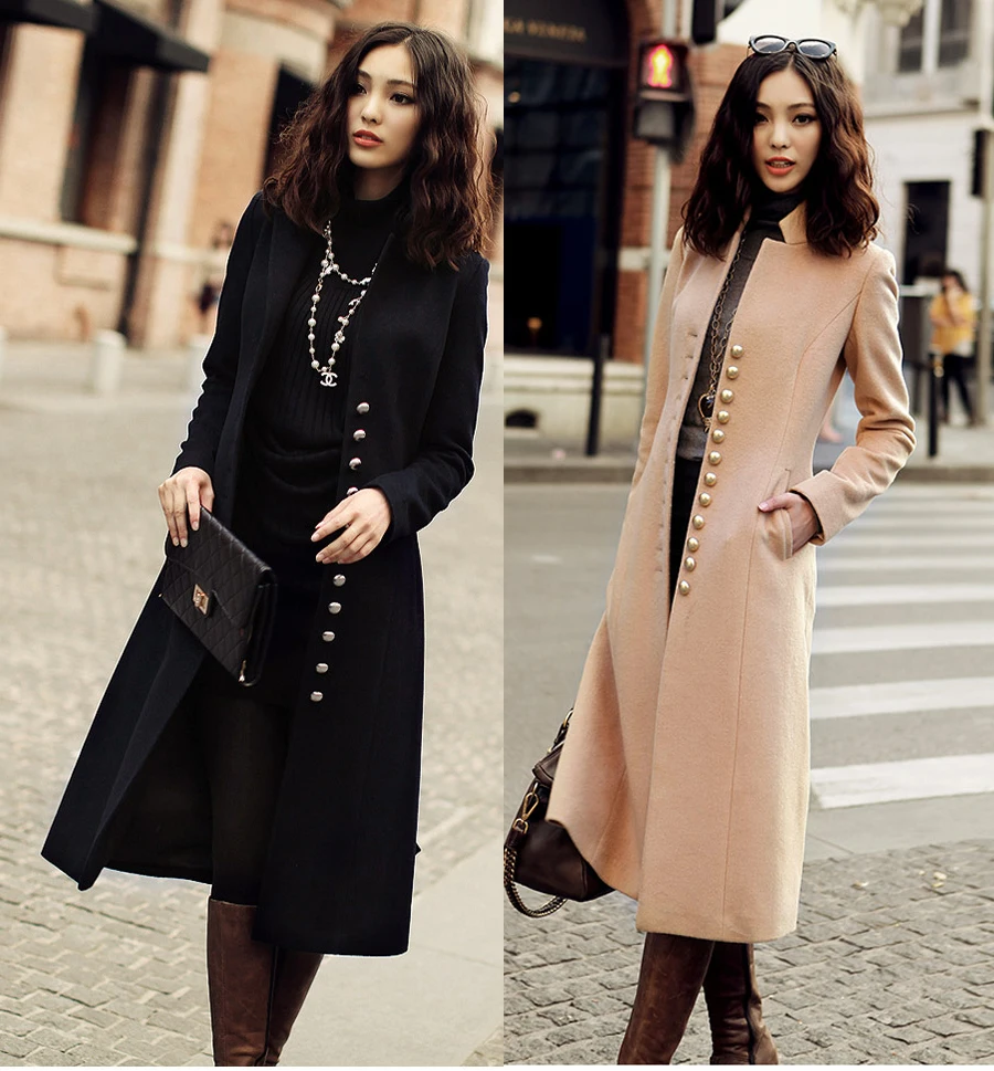 New arrival slim x-long cashmere wool coat outerwear women single breasted woolen overcoat 2017 autumn and winter g89b2
New arrival slim x-long cashmere wool coat outerwear women single breasted woolen overcoat 2017 autumn and winter g89b2