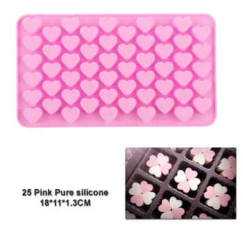 New DIY 3D silicone mold chocolate heart 55 lattices mold cookie tray mold candy samll little heart 55 candy cake molds
New DIY 3D silicone mold chocolate heart 55 lattices mold cookie tray mold candy samll little heart 55 candy cake molds