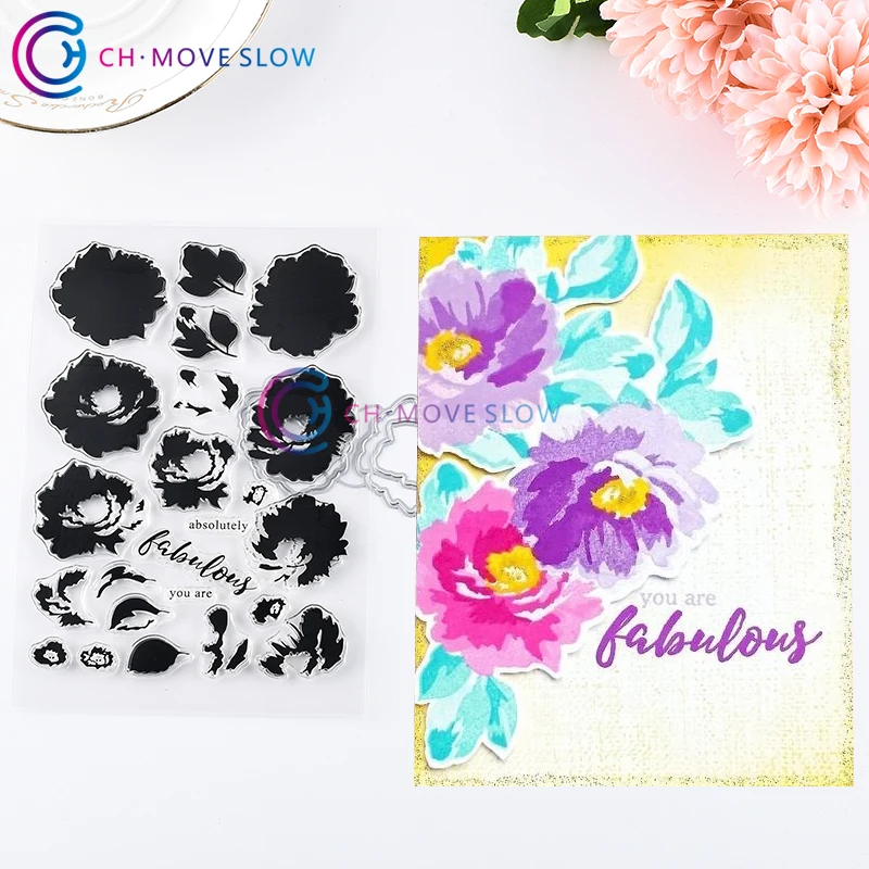 CH FABULOUS FLORAL Stencils die and stamps for DIY Scrapbooking/photo Album stamps Decorative Embossing DIY Cards
CH FABULOUS FLORAL Stencils die and stamps for DIY Scrapbooking/photo Album stamps Decorative Embossing DIY Cards